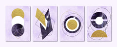 Nordic Luxury Geometric (4Panel) Wall Art