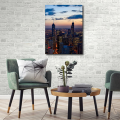 Chicago City scape Canvas | Wall Art