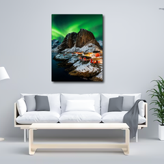 Majestic Northern Lights Canvas Frames Wall Art