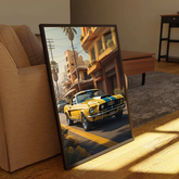 Premium Ford Mustang Canvas Frames Wall Art