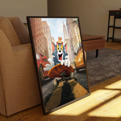 Tom&Jerry in Trouble Canvas Frames Wall Art