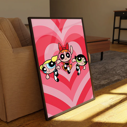 The Powerpuff Girls Canvas Frames Wall Art