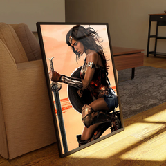 Wonder Woman Canvas Frames Wall Art