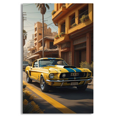 Premium Ford Mustang Canvas Frames Wall Art