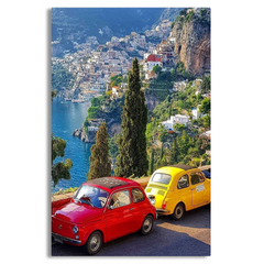Vintage Italian Cars Canvas Frames Wall Art