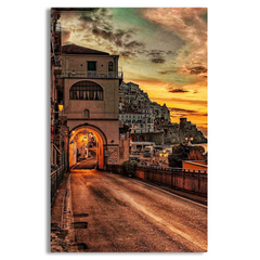 QLAZO Amalfi Italy Canvas Frames Wall Art