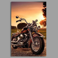 Motorcycle Harley Davidson Canvas Frames Wall Art