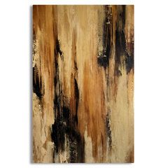 Modern Wooden Style  Canvas Wall Art