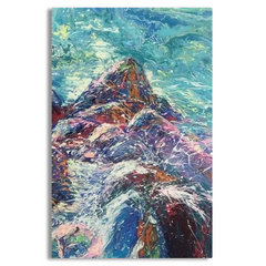 Mountain Heart Canvas Wall Art