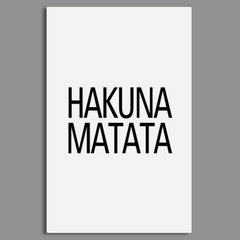 Hakuna Matata Canvas Frames Wall Art