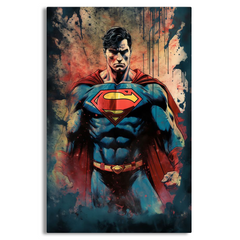 Superman Artwork Canvas Frames Wall Art