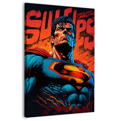 Superman The Superhero Canvas Frames Wall Art