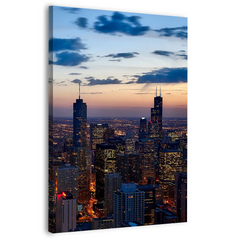Chicago City scape Canvas | Wall Art