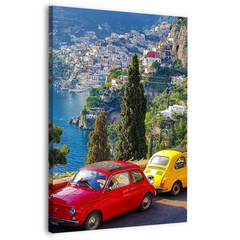 Vintage Italian Cars Canvas Frames Wall Art