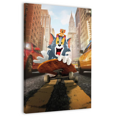 Tom&Jerry in Trouble Canvas Frames Wall Art