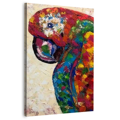 Abstract Parrot Bird Canvas Frames Wall Art