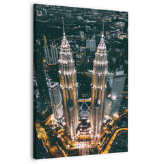 Petronas Twin Towers Malaysia Canvas Frames Wall Art