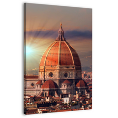View of Florence Cathedral Canvas Frames Wall Art