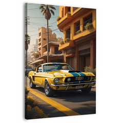 Premium Ford Mustang Canvas Frames Wall Art