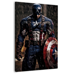 Captain America Premium Canvas Frames Wall Art