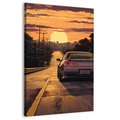 NISSAN Skyline GTR Canvas Frames Wall Art