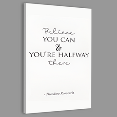 Positivity & Inspirational Quote Canvas Frames Wall Art