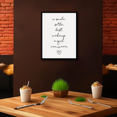 A Smile is the best makeup any girl can wear Wall Art