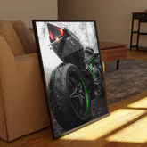 BANT Kawasaki Ninja H2R Canvas Frames Wall Art