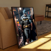Batman, confidently walking Canvas Frames Wall Art