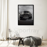 Black Charger Canvas Frames | Wall Art