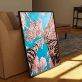 Damien Hirst Poster Pink Flowering Wall Art