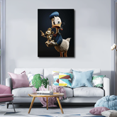 Donald Duck Found A Treasure Canvas Frames Wall Art