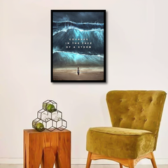 Courage In the Face of Storm Motivational Canvas | Wall Art