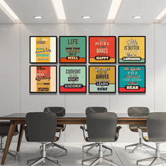 FRIENDS OFFICE AUTOMATION Motivational (8Panel) Wall Art