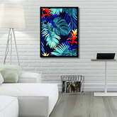 Floral Vertical Guzmania Flowers Wall Art
