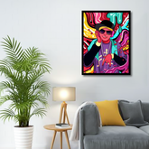 Flowing Candy Color Hip Hop Canvas Frames | Wall Art