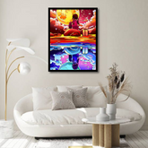 Hell and Heaven Canvas Frames | Wall Art