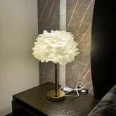 Modern Feather Table Lamp