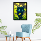 Innocent Magic Forest Kitten | Wall Art