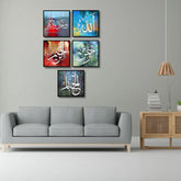 Islamic Arabic Calligraphy (5Panel) Wall Art