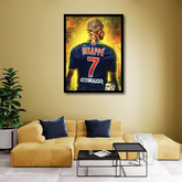 KYLIAN MBAPPE Canvas Frames Wall Art