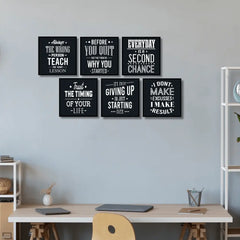 Motivational Buisness Qoutes (6panel) Wall Art