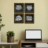 Motivational Learning Phases (4 Panel) Wall Art