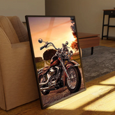 Motorcycle Harley Davidson Canvas Frames Wall Art
