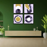 Nordic Luxury Geometric (4Panel) Wall Art