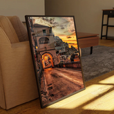 QLAZO Amalfi Italy Canvas Frames Wall Art