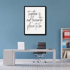 Romantic Family Quote Canvas Frames Wall Art