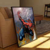 SpiderMan Artwork Canvas Frames Wall Art