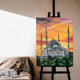 Sultan Ahmed Mosque Turkey | Handmade Painting | Wall Art