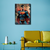 Superman Artwork Canvas Frames Wall Art